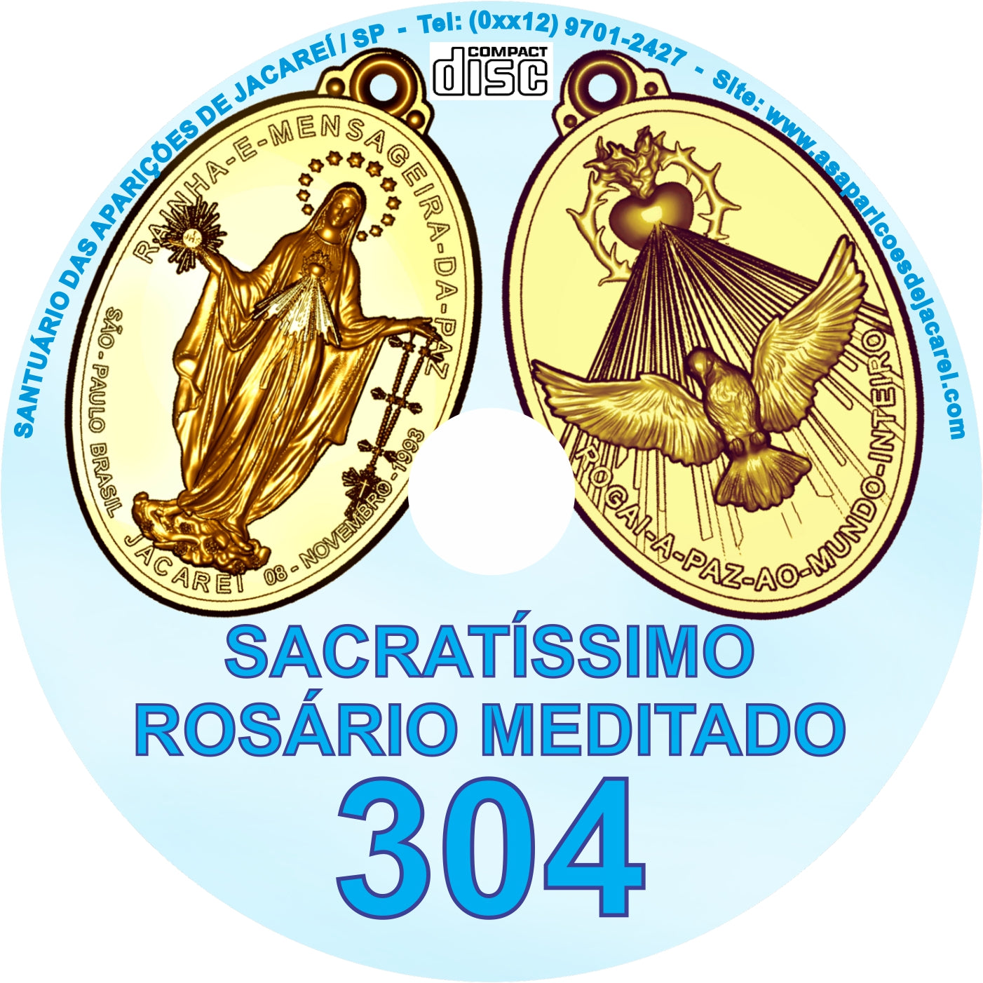 CD Rosário Meditado 304 CD Rosário Meditado 304